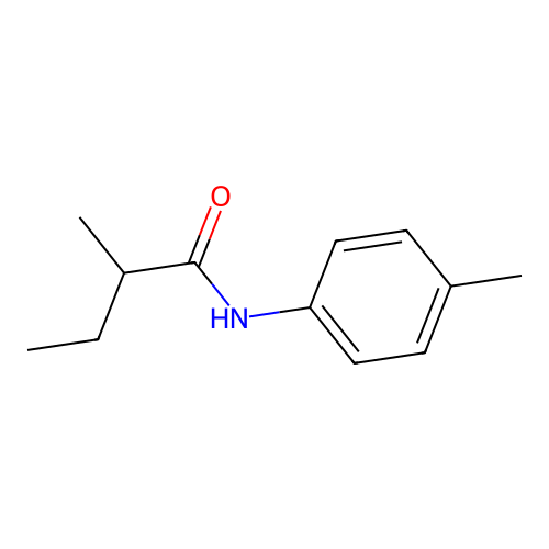 2-methyl-N-(4-methylphenyl)butanamide structure