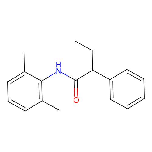 N-(2,6-dimethylphenyl)-2-phenylbutanamide structure