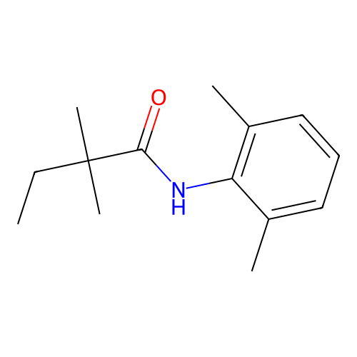 N-(2,6-二甲基苯基)-2,2-二甲基丁酰胺 structure