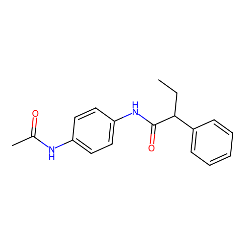 N-(4-acetamidophenyl)-2-phenylbutanamide structure
