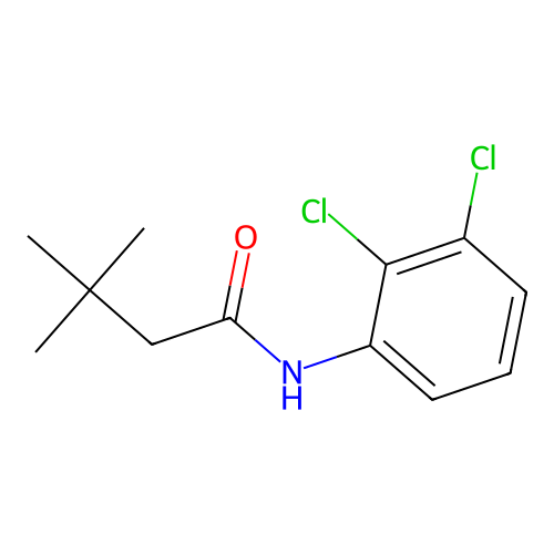 N-(2,3-dichlorophenyl)-3,3-dimethylbutanamide structure