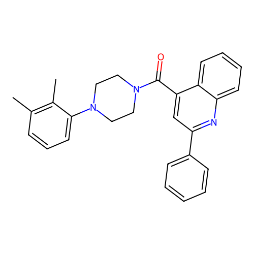 (4-(2,3-Dimethylphenyl)piperazin-1-yl)(2-phenylquinolin-4-yl)methanone structure