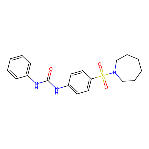 1-[4-(Azepan-1-ylsulfonyl)phenyl]-3-phenylurea structure