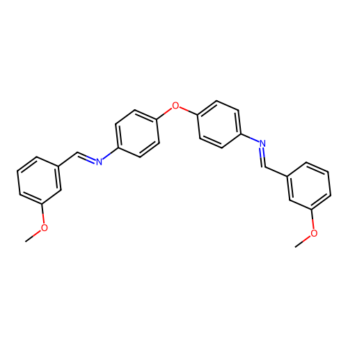 (3-Methoxybenzylidene)(4-{4-[(3-methoxybenzylidene)amino]phenoxy}phenyl)amine structure