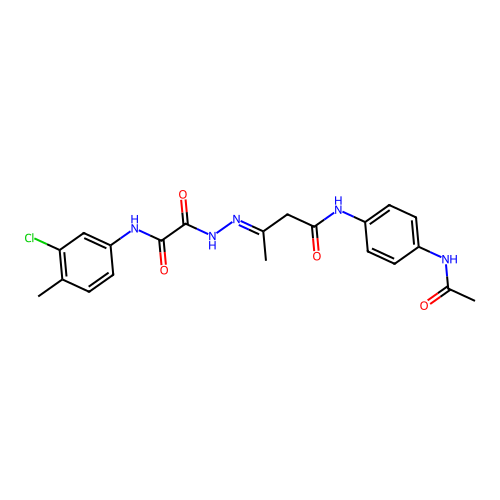 C21H22ClN5O4 structure