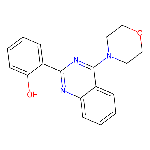 2-(4-Morpholinoquinazolin-2-yl)phenol structure