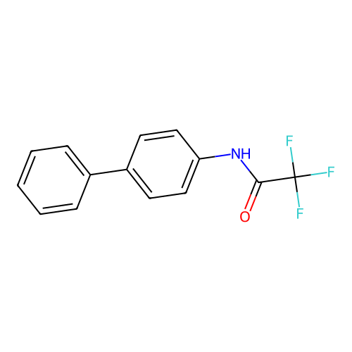 2,2,2-trifluoro-N-(4-phenylphenyl)acetamide structure