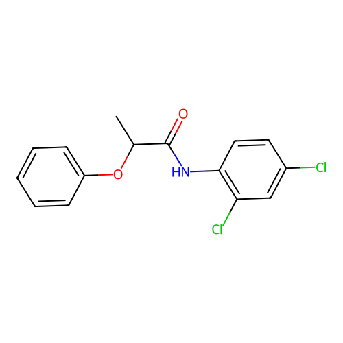 N-(2,4-dichlorophenyl)-2-phenoxypropanamide structure
