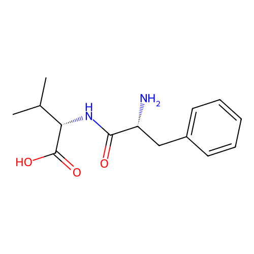 D-Phenylalanyl-L-valine structure