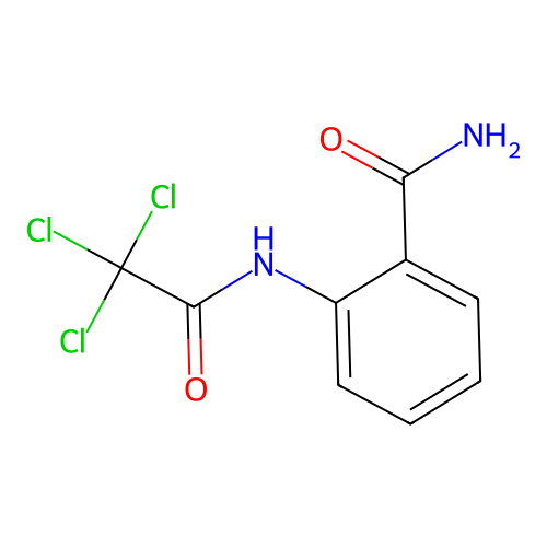 2-[(Trichloroacetyl)amino]benzamide structure