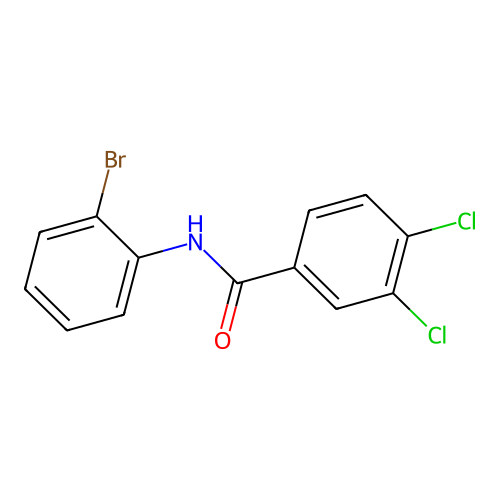 N-(2-bromophenyl)-3,4-dichlorobenzamide structure