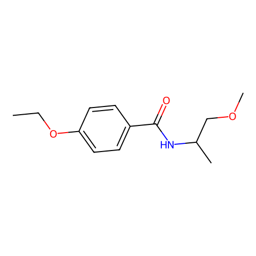 4-ethoxy-N-(1-methoxypropan-2-yl)benzamide structure