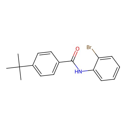 N-(2-bromophenyl)-4-tert-butylbenzamide structure