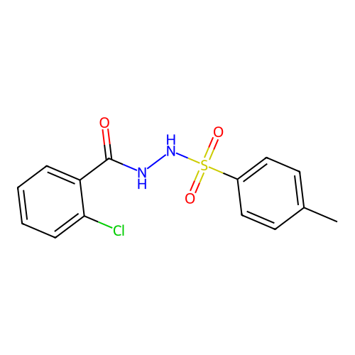 2-chloro-N'-tosylbenzohydrazide structure