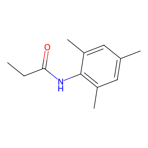 N-(2,4,6-trimethylphenyl)propanamide structure