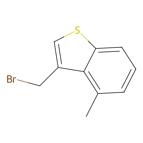 4-Methyl-3-(bromomethyl)benzo[b]thiophene structure