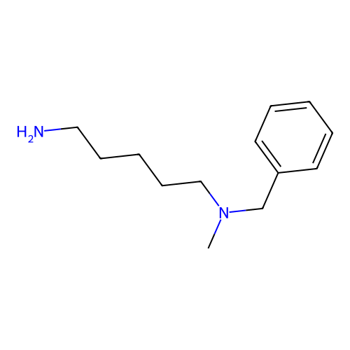 N'-benzyl-N'-methylpentane-1,5-diamine structure