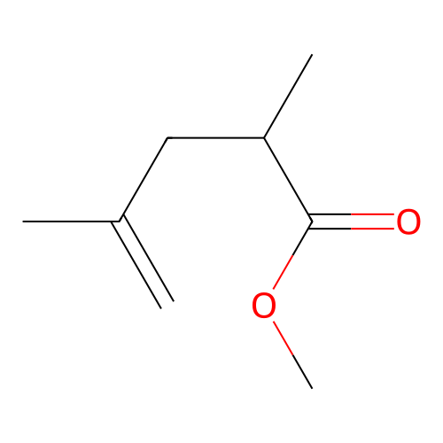 4-Pentenoic acid, 2,4-dimethyl-, methyl ester structure