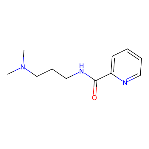 N-[3-(dimethylamino)propyl]pyridine-2-carboxamide structure