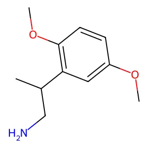 2-(2,5-Dimethoxyphenyl)propan-1-amine structure
