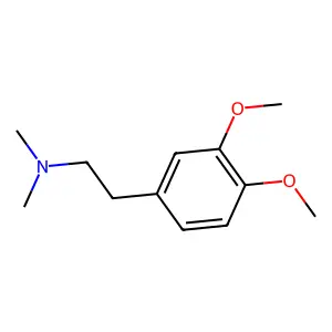 N,N-Dimethylhomoveratrylamine structure