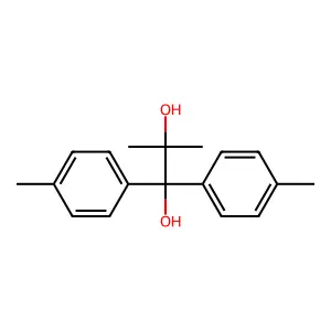 2-Methyl-1,1-bis(4-methylphenyl)propane-1,2-diol structure