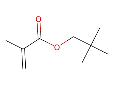 Neopentyl methacrylate structure