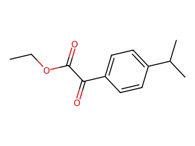 Ethyl 4-isopropylbenzoylformate structure
