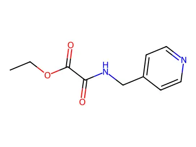 Ethyl oxo[(pyridin-4-ylmethyl)amino]acetate structure