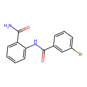 2-[(3-Bromobenzoyl)amino]benzamide structure