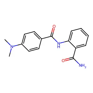 2-[[4-(Dimethylamino)benzoyl]amino]benzamide structure