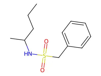 N-(pentan-2-yl)-1-phenylmethanesulfonamide structure
