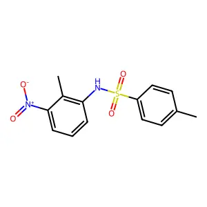 4-methyl-N-(2-methyl-3-nitrophenyl)benzenesulfonamide structure