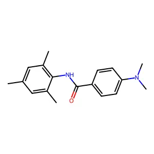 4-(dimethylamino)-N-(2,4,6-trimethylphenyl)benzamide structure