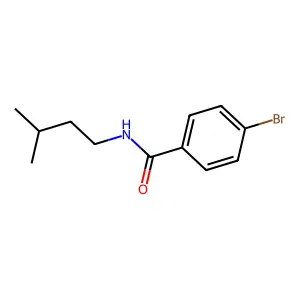 4-溴-N-(3-甲基丁基)苯甲酰胺 structure