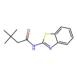 N-(1,3-苯并噻唑-2-基)-3,3-二甲基丁酰胺 structure