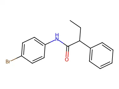 N-(4-bromophenyl)-2-phenylbutanamide structure