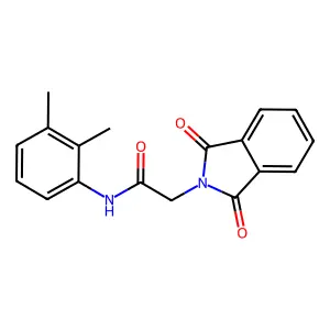 N-(2,3-dimethylphenyl)-2-(1,3-dioxoisoindol-2-yl)acetamide structure