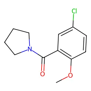 1-(5-Chloro-2-methoxybenzoyl)pyrrolidine structure