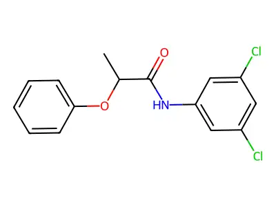 N-(3,5-dichlorophenyl)-2-phenoxypropanamide structure