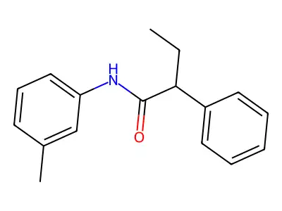 N-(3-methylphenyl)-2-phenylbutanamide structure