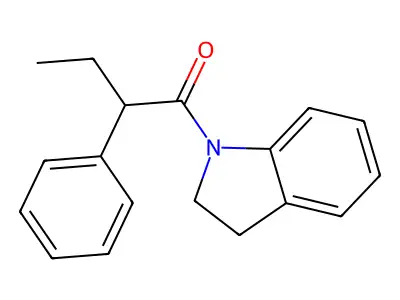 1-(2-Phenylbutanoyl)indoline structure
