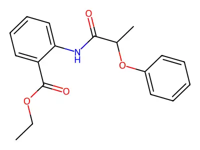 Ethyl 2-(2-phenoxypropanoylamino)benzoate structure