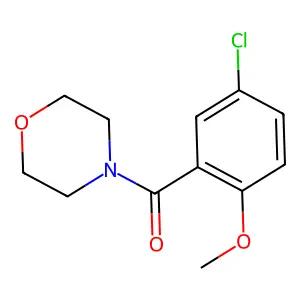 Morpholine, 4-(5-chloro-2-methoxybenzoyl)- structure
