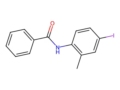 N-(4-iodo-2-methylphenyl)benzamide structure
