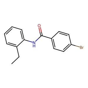 4-bromo-N-(2-ethylphenyl)benzamide structure