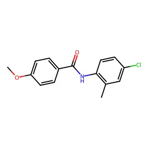 N-(4-chloro-2-methylphenyl)-4-methoxybenzamide structure