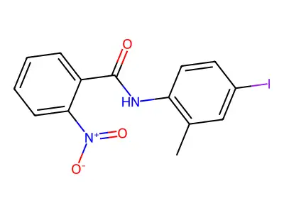 N-(4-iodo-2-methylphenyl)-2-nitrobenzamide structure