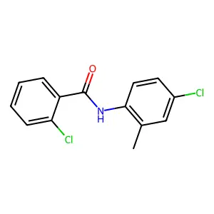 2-氯-N-(4-氯-2-甲基苯基)苯甲酰胺 structure