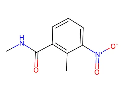 N,2-dimethyl-3-nitrobenzamide structure